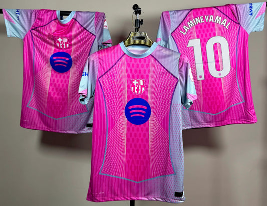 T-shirt FC Barcelona Rose – Lamine Yamal