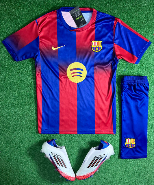 Tenue FC Barcelone 2025/2026 – Maillot + Short – Édition Supporter