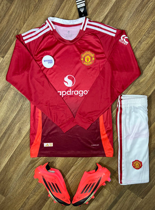 Tenue Manchester United 2024/2025 Home – Manche Longue