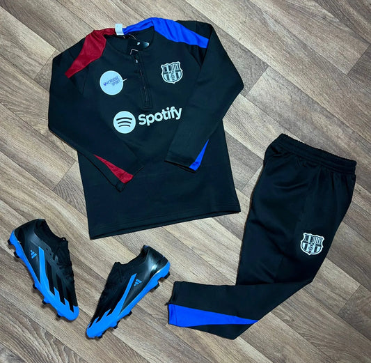 Tracksuit Enfant FC Barcelone – Noir