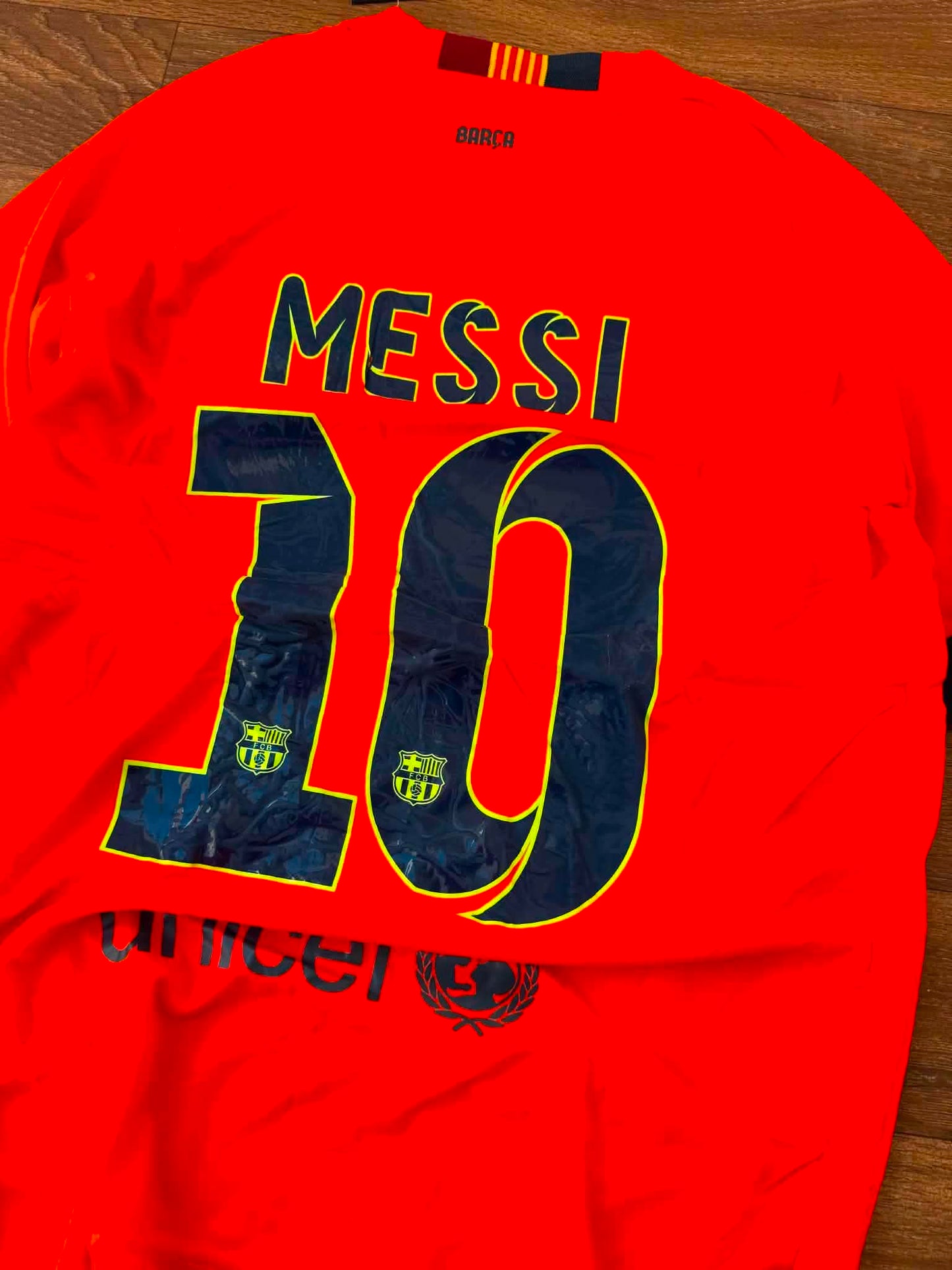 T-shirt FC Barcelone de la saison 2014-2015.