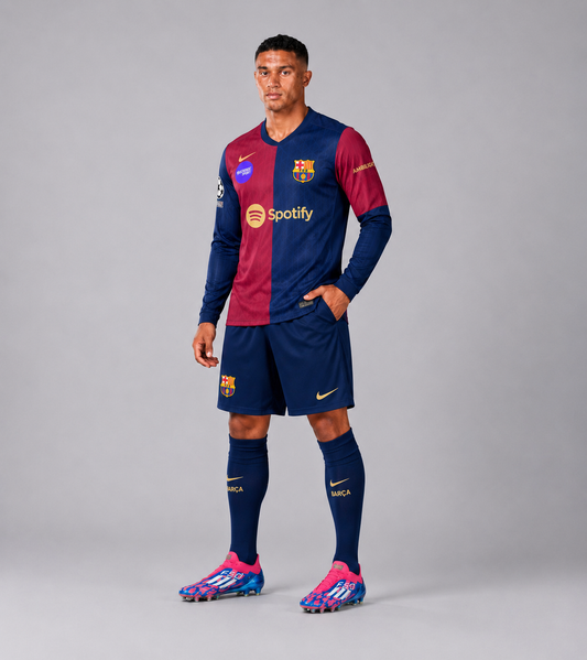 Tenue FC Barcelone 2024/2025 Home – Manches Longues