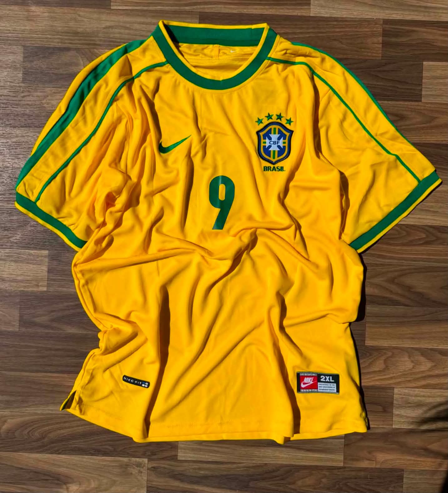 T-shirt vintage Brésil 1998, Ronaldo9