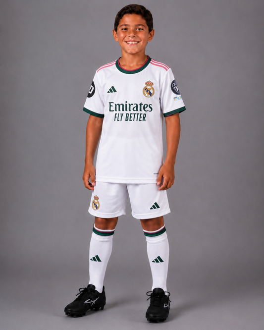 Tenue enfant Real Madrid 26/27, Mbappé 10