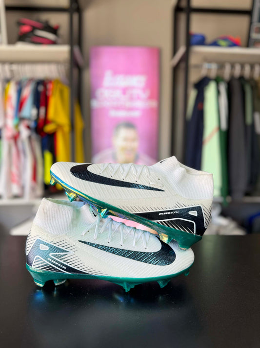 Crampon Nike Air Zoom Mercurial, Haute Cheville - Blanc