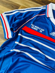 T-shirt vintage équipe de France édition coupe du monde 1998.