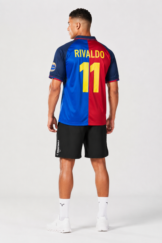 T-shirt vintage FC Barcelone 1999, Rivaldo 11