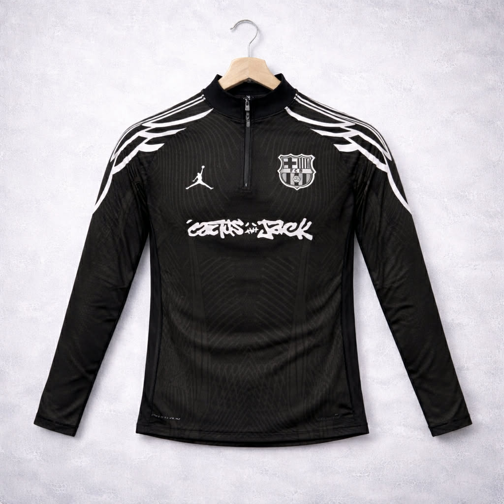 Half zip FC Barcelone