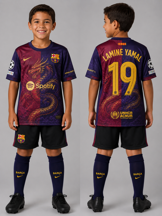 Tenue enfant FC Barcelone, Lamine Yamal