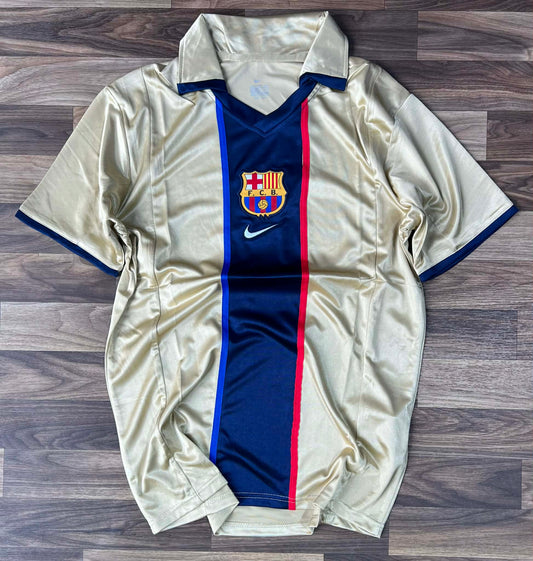 T-shirt vintage FC Barcelone, saison 2001-2002.