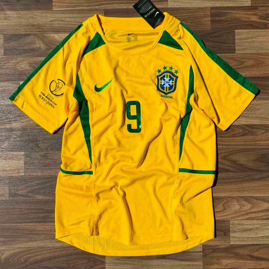 T-shirt vintage brésil coupe du Monde 2002, Ronaldo 9