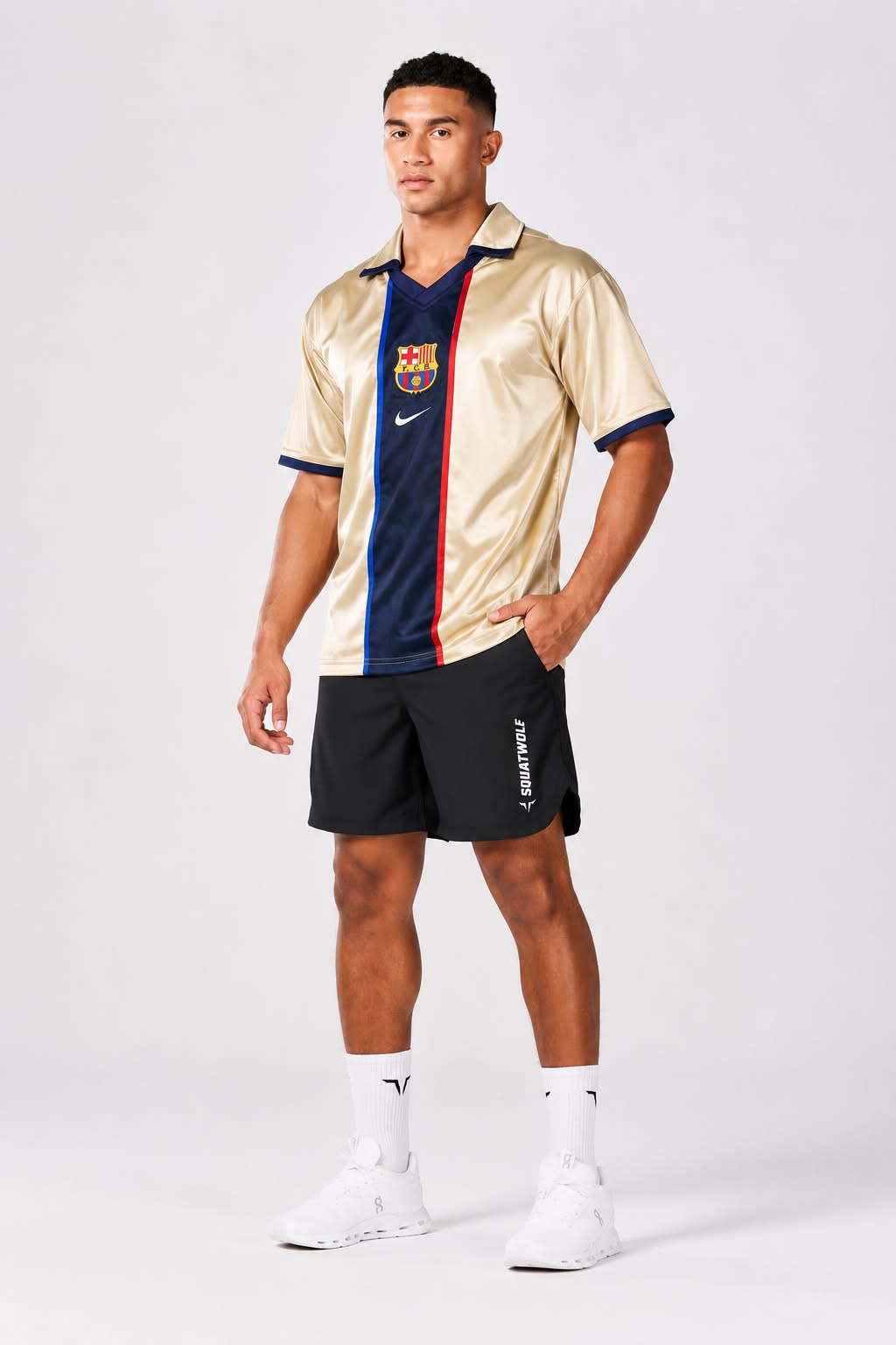 T-shirt vintage FC Barcelone, saison 2001-2002.