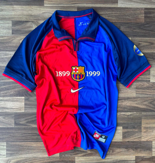 T-Shirt vintage FC barcelone 1999