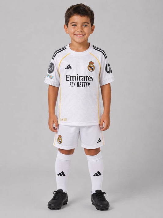 Tenue Enfant Real madrid 25/26, Mbappé 10
