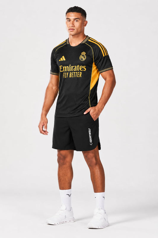 T-Shirt Real Madrid Noir – Édition Spéciale