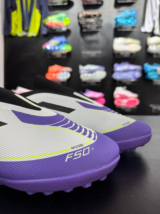 Demi Crampons Adidas F50 Sans Lacets