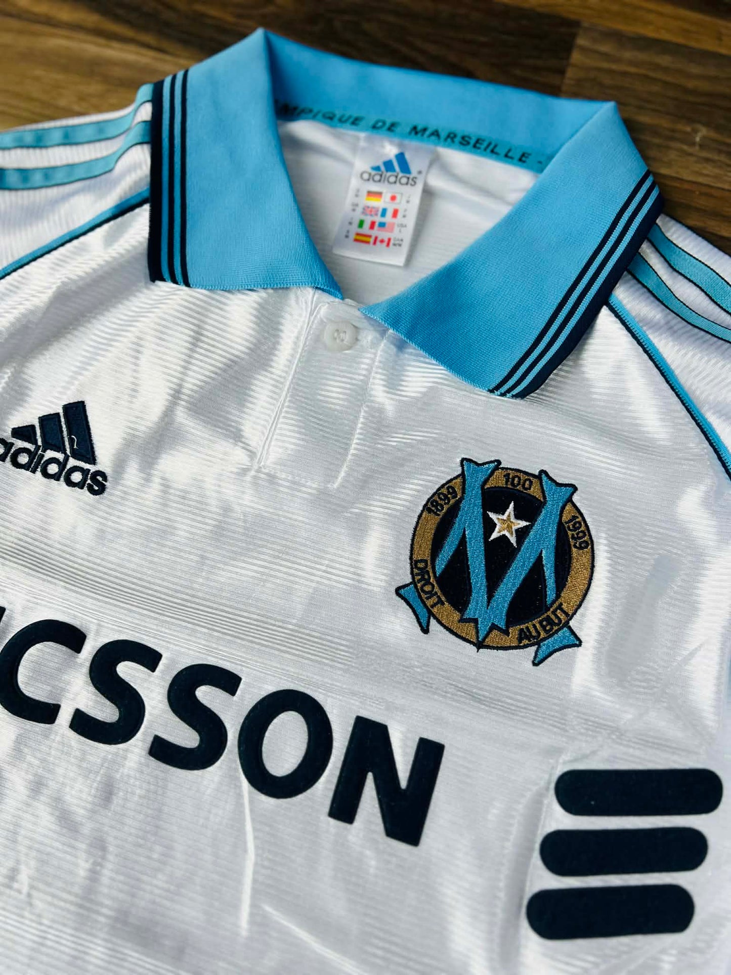 T-shirt vintage Olympique de Marseille, saison 1998/1999